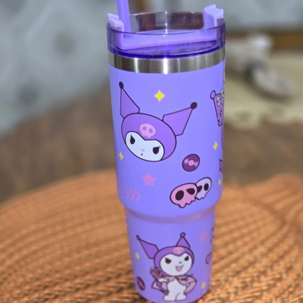Sale🫠 Kuromi Sweet Baby Skeleton Tumbler